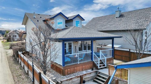 100 Wade Close, Red Deer, AB - Outdoor With Deck Patio Veranda