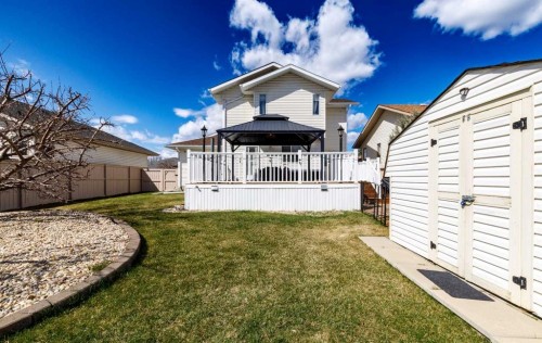 49 Kirkland Drive, Red Deer, AB - Outdoor With Deck Patio Veranda