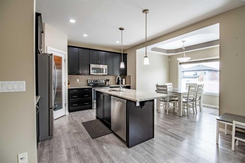 22 Caribou Crescent, Red Deer, AB - Indoor Photo Showing Kitchen With Upgraded Kitchen