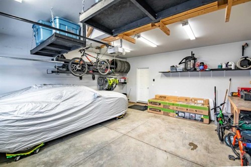 22 Caribou Crescent, Red Deer, AB - Indoor Photo Showing Garage