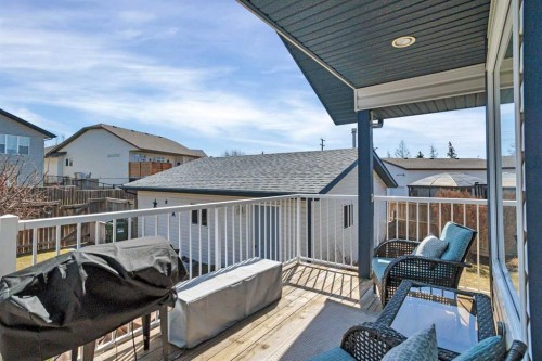 68 Iverson Close, Red Deer, AB - Outdoor With Deck Patio Veranda With Exterior