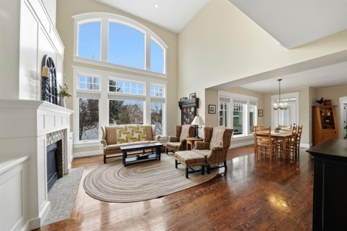 31 Ashley Close, Red Deer, AB - Indoor Photo Showing Other Room With Fireplace