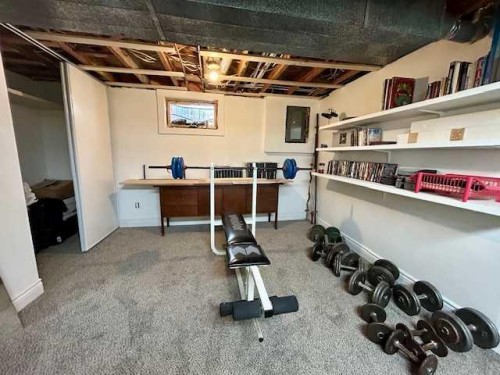 4702 49Th Street, Bashaw, AB - Indoor Photo Showing Gym Room