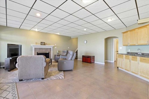 72 Beach Avenue, Itaska Beach, AB - Indoor With Fireplace