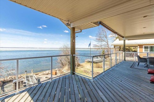 72 Beach Avenue, Itaska Beach, AB - Outdoor With Body Of Water With Deck Patio Veranda With View With Exterior