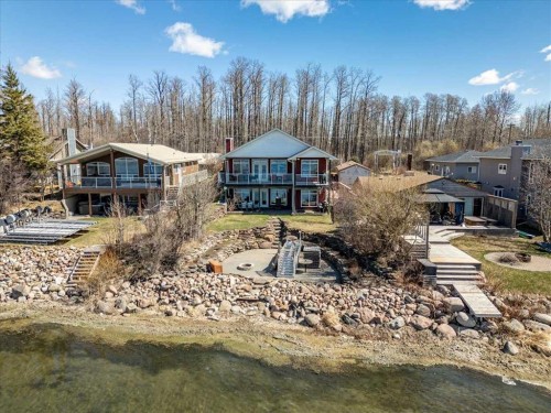 72 Beach Avenue, Itaska Beach, AB - Outdoor With Body Of Water With Deck Patio Veranda