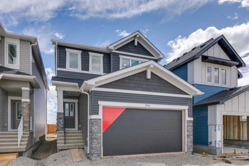 546 Hotchkiss Manor, Calgary, AB - Outdoor With Facade