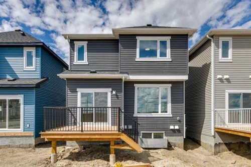 546 Hotchkiss Manor, Calgary, AB - Outdoor With Deck Patio Veranda