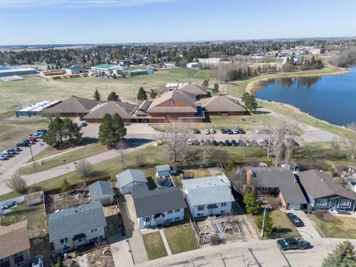 39 Cedar Crescent, Lacombe, AB - Outdoor With Body Of Water With View