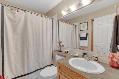 19 Heenan Crescent, Sylvan Lake, AB - Indoor Photo Showing Bathroom