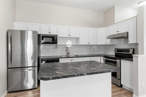 344 Drummond Avenue, Red Deer, AB - Indoor Photo Showing Kitchen With Stainless Steel Kitchen With Double Sink