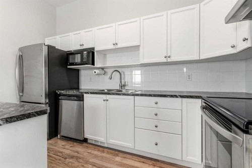 344 Drummond Avenue, Red Deer, AB - Indoor Photo Showing Kitchen With Double Sink