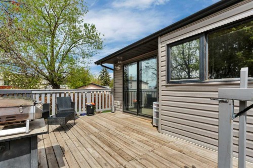 23 Newcombe Crescent, Red Deer, AB - Outdoor With Deck Patio Veranda With Exterior