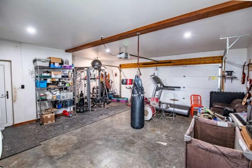 37153 Range Road 30, Rural Red Deer County, AB - Indoor Photo Showing Garage