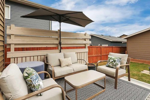 14 Cedar Square, Blackfalds, AB - Outdoor With Deck Patio Veranda With Exterior