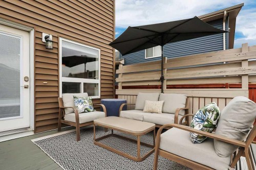 14 Cedar Square, Blackfalds, AB - Outdoor With Deck Patio Veranda With Exterior