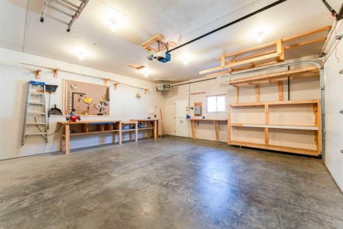 25 Osborne Street, Red Deer, AB - Indoor Photo Showing Garage