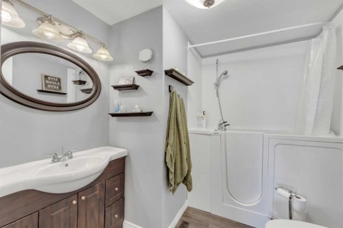 5221 52 Street, Mirror, AB - Indoor Photo Showing Bathroom