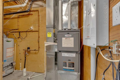 149 Hawkridge Boulevard, Penhold, AB - Indoor Photo Showing Basement