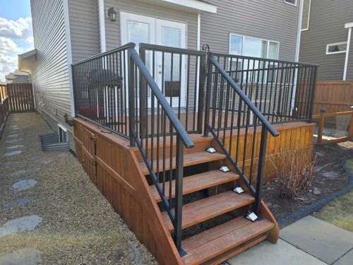 210 Viscount Drive, Red Deer, AB - Outdoor With Deck Patio Veranda With Exterior
