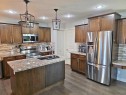 210 Viscount Drive, Red Deer, AB  - Indoor Photo Showing Kitchen With Stainless Steel Kitchen With Upgraded Kitchen 