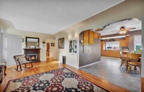 39227 Range Road 250, Rural Lacombe County, AB - Indoor With Fireplace