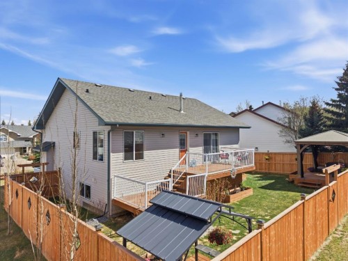 1 Pell Close, Sylvan Lake, AB - Outdoor With Deck Patio Veranda With Exterior