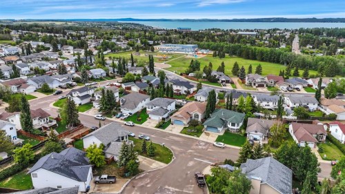 1 Pell Close, Sylvan Lake, AB - Outdoor With Body Of Water With View