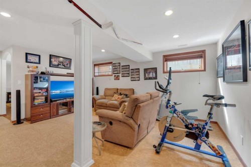 40 Askin Close, Red Deer, AB - Indoor Photo Showing Gym Room