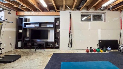 5837 Park Street, Blackfalds, AB - Indoor Photo Showing Basement