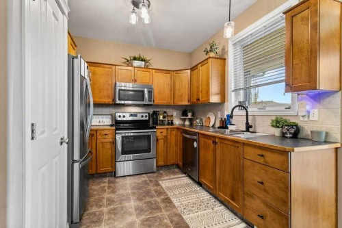 13 Kanten Close, Red Deer, AB - Indoor Photo Showing Kitchen With Double Sink