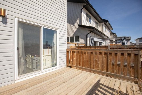 95 Palmer Circle, Blackfalds, AB - Outdoor With Deck Patio Veranda With Exterior