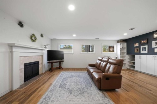 25 Gilbert Crescent, Red Deer, AB - Indoor With Fireplace