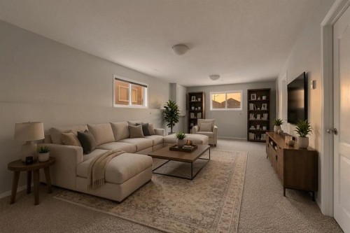 84 Vickers Close, Red Deer, AB - Indoor Photo Showing Living Room