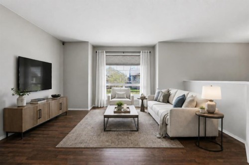 84 Vickers Close, Red Deer, AB - Indoor Photo Showing Living Room