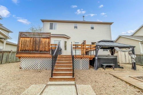 5509 Panorama Drive, Blackfalds, AB - Outdoor With Deck Patio Veranda With Exterior