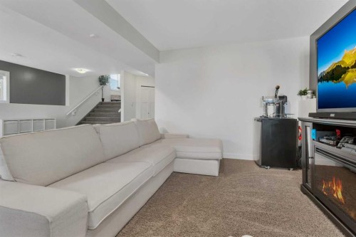 149 Bowman Circle, Sylvan Lake, AB - Indoor With Fireplace