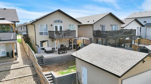 149 Bowman Circle, Sylvan Lake, AB - Outdoor With Deck Patio Veranda With Exterior