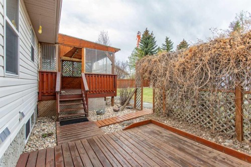 4908 55 Street, Alix, AB - Outdoor With Deck Patio Veranda With Exterior