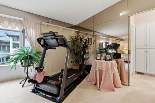 3520 Spruce Drive, Red Deer, AB - Indoor Photo Showing Gym Room