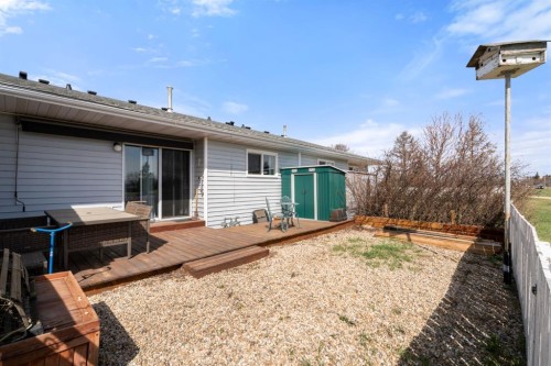 3936 56A Street Close, Camrose, AB - Outdoor With Deck Patio Veranda With Exterior