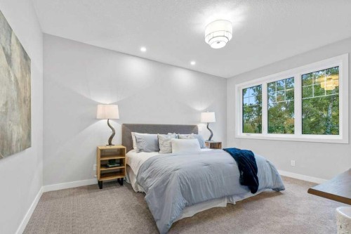182 Slopeside Drive, Rural Lacombe County, AB - Indoor Photo Showing Bedroom