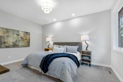 182 Slopeside Drive, Rural Lacombe County, AB - Indoor Photo Showing Bedroom
