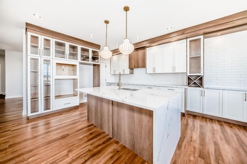 19 Everson Close, Red Deer, AB - Indoor Photo Showing Kitchen With Double Sink