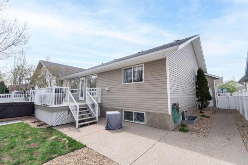90 Alberts Close, Red Deer, AB - Outdoor With Deck Patio Veranda With Exterior