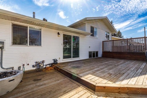 55 Patterson Crescent, Red Deer, AB - Outdoor With Deck Patio Veranda With Exterior