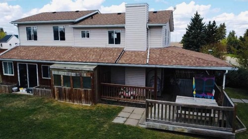 5024 49 Street, Clive, AB - Outdoor With Deck Patio Veranda With Exterior