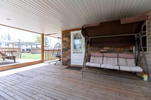 5024 49 Street, Clive, AB - Outdoor With Deck Patio Veranda With Exterior