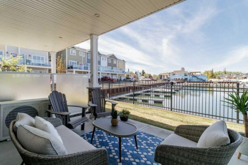 113-5210 Lakeshore Drive, Sylvan Lake, AB - Outdoor With Deck Patio Veranda