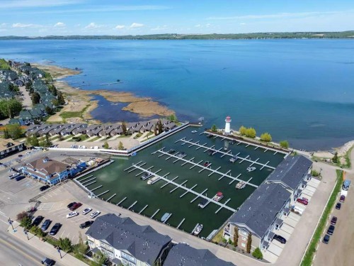 113-5210 Lakeshore Drive, Sylvan Lake, AB - Outdoor With Body Of Water With View